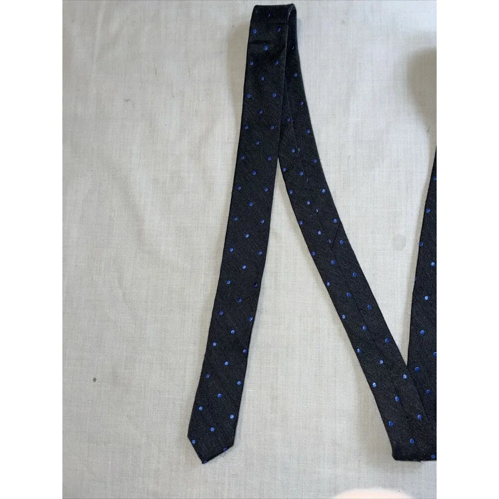 Michael Kors Dress Tie Men’s Size 58” Gray Dotted Silk Blend Designer